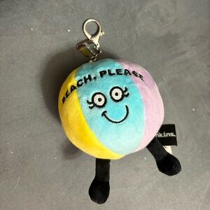 Punchkins Beach, Please Plush Bag Charm Keychain NWOT